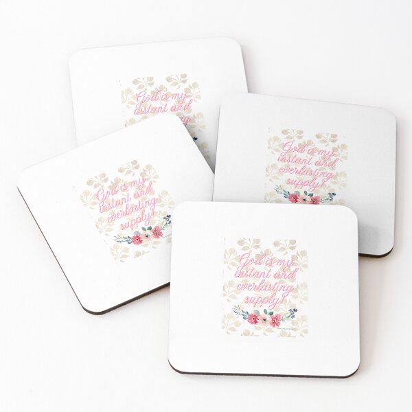 Item preview, God is my instant and everlasting supply slogan designed and sold by PalomaHealing24.