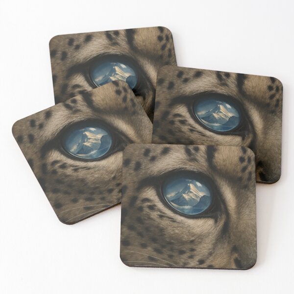 Item preview, Snow Leopard Eye Reflection – Mountain Spirit Vision Art designed and sold by GeoWild Designs.