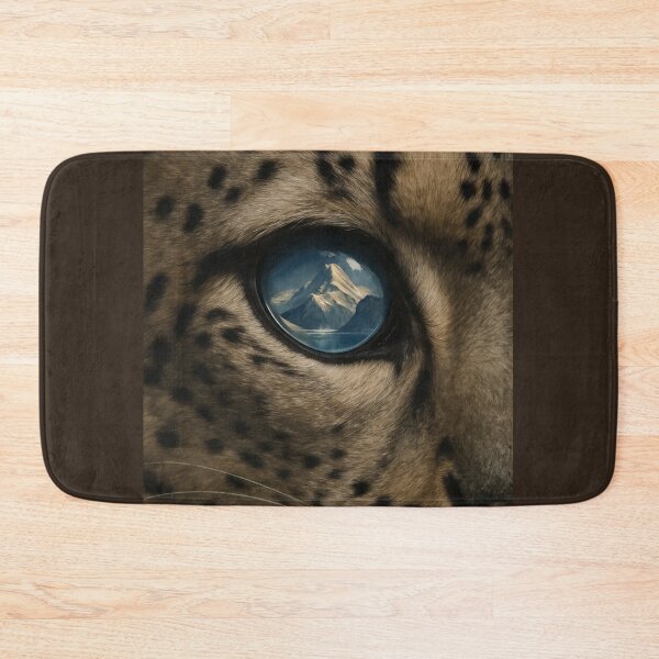 Item preview, Snow Leopard Eye Reflection – Mountain Spirit Vision Art designed and sold by GeoWild Designs.