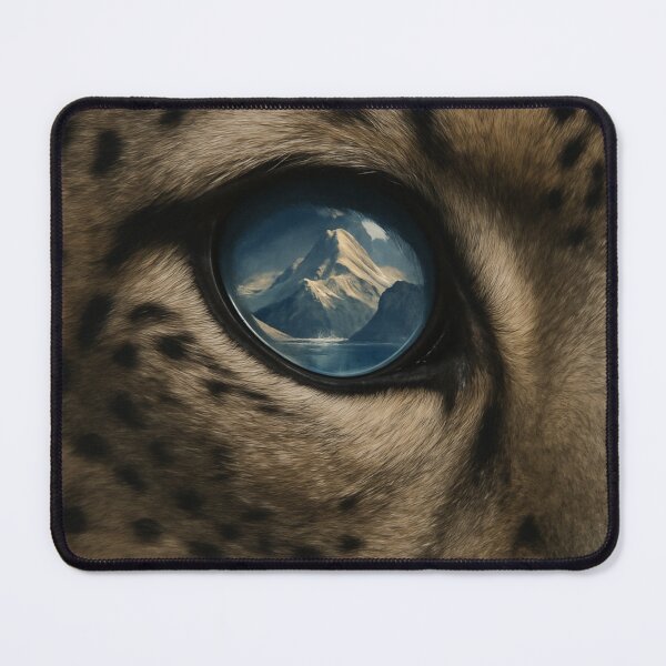 Item preview, Snow Leopard Eye Reflection – Mountain Spirit Vision Art designed and sold by GeoWild Designs.