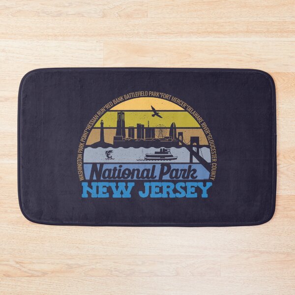Item preview, National Park New Jersey Sunset Retro Vintage Local Pride Logo designed and sold by CRHPOD20.