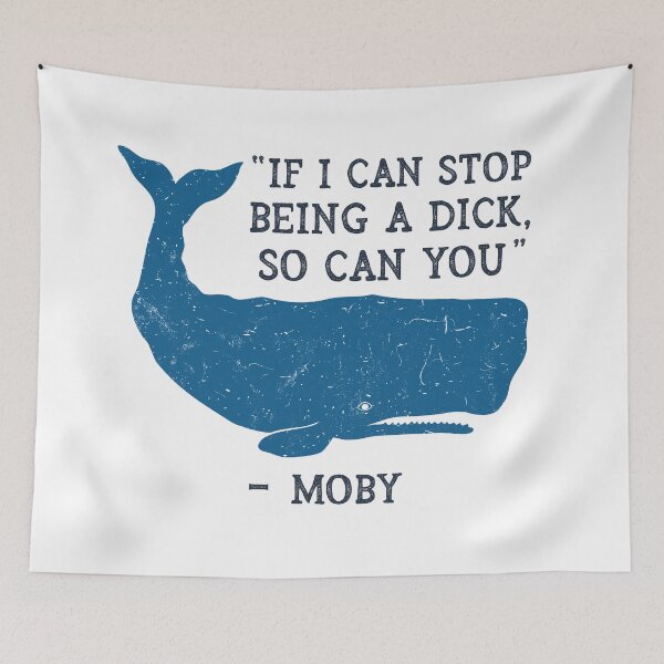 Item preview, Moby Dick - Don't be a Dick! designed and sold by IncognitoMode.