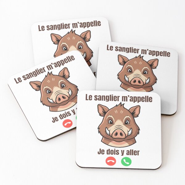 Aperçu de l'œuvre Le sanglier m’appelle – Je dois y aller créée et vendue par IDBPG.
