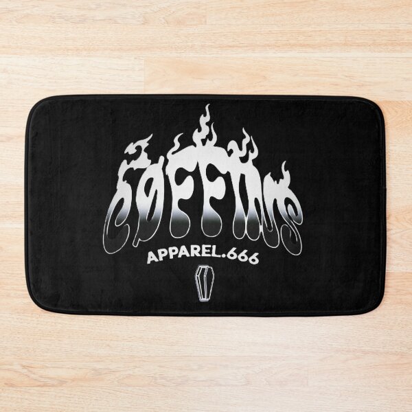 Item preview, Coffins Apparel 666 - Chrome Y2K Streetwear Logo designed and sold by CoffinsArt.