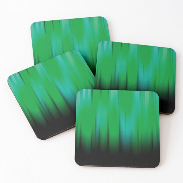 Item preview, Green–Blue Aurora Vertical Abstract Blur Art designed and sold by InFrameVision.