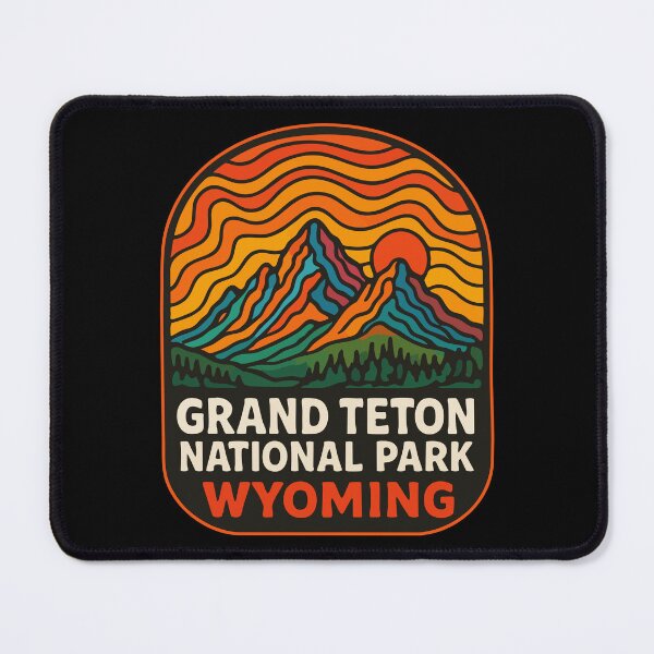 Item preview, Grand Teton National Park Wyoming Trippy Travel designed and sold by TomFrontierArt.