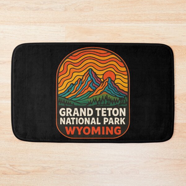Item preview, Grand Teton National Park Wyoming Trippy Travel designed and sold by TomFrontierArt.