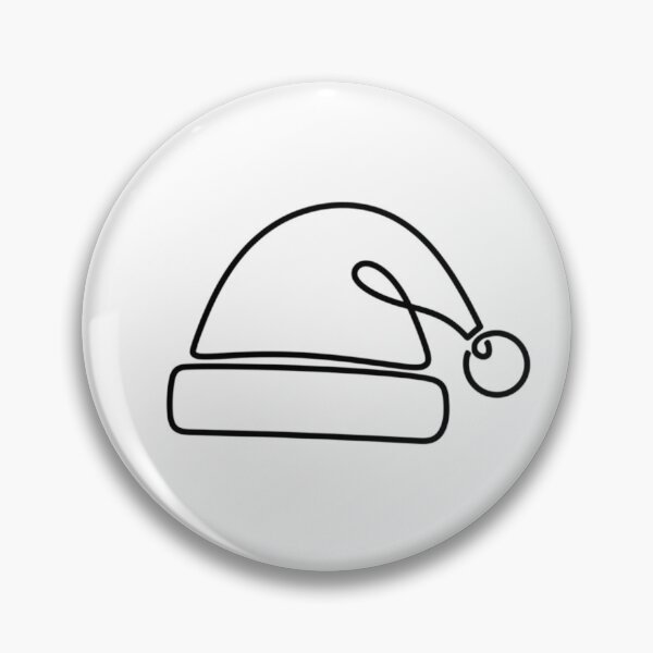 Item preview, One-Line Santa Hat – Minimal Christmas Line Art designed and sold by LaurannaDesign.