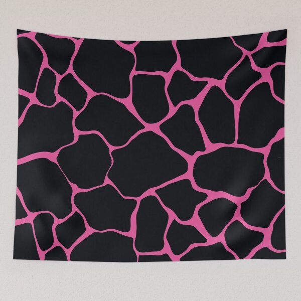 Item preview, Formas negras fundidas con lava rosa oscuro vibrante: arte abstracto audaz designed and sold by InFrameVision.