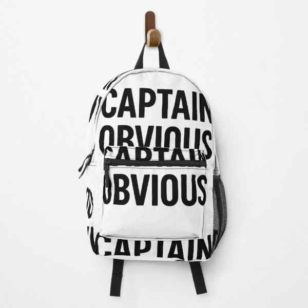 Item preview, Captain Obvious – Funny Bold Typography Design designed and sold by Light and Line Design.