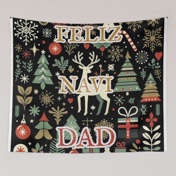 Item preview, FELIZ NAVI DAD - Frohe Weihnachten - Merry Christmas - DAD DESIGN designed and sold by darky72.