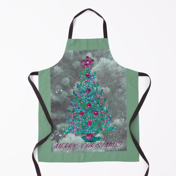 Item preview, Merry Christmas rhinestone gem pine needles tree designed and sold by MYTOPSHELF.