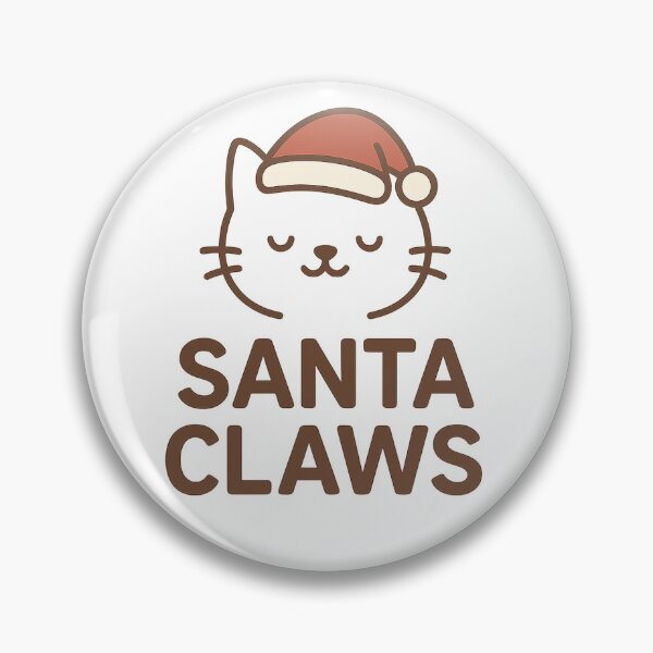 Item preview, Santa Claws – Funny Christmas Cat Quote With Santa Hat designed and sold by StyleLap.