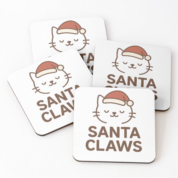 Item preview, Santa Claws – Funny Christmas Cat Quote With Santa Hat designed and sold by StyleLap.