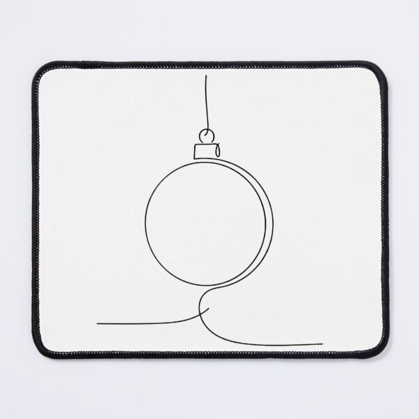 Item preview, One-Line Christmas Bauble – Minimalist Ornament Line Art designed and sold by LaurannaDesign.
