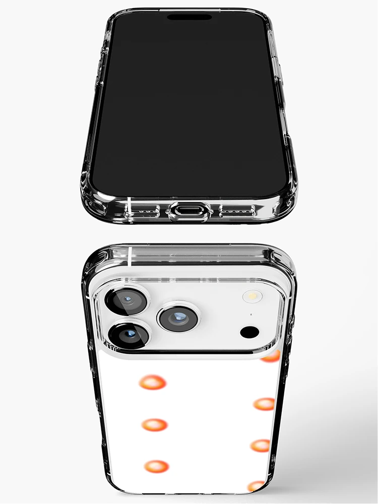 Thumbnail 3 of 5, iPhone Case, red bubble/firebubble designed and sold by Fuhjyl and Tanada.