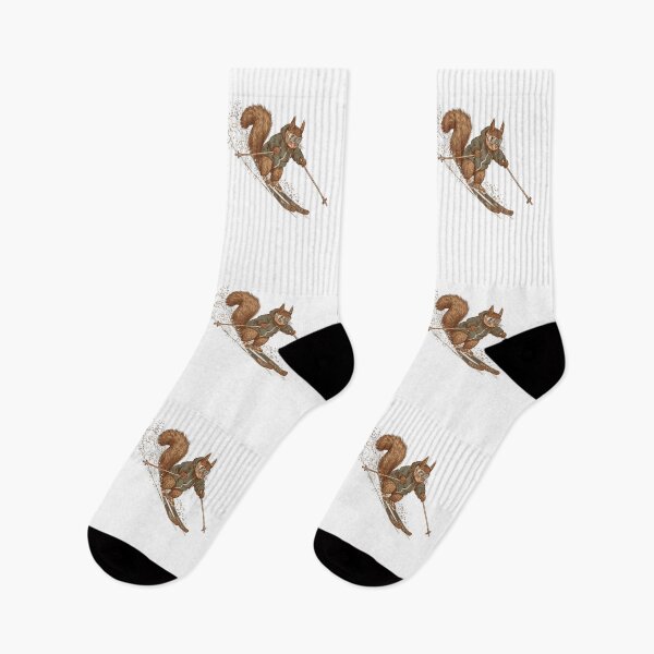 Item preview, Skiing Squirrel designed and sold by JessArty ⭐⭐⭐⭐⭐.