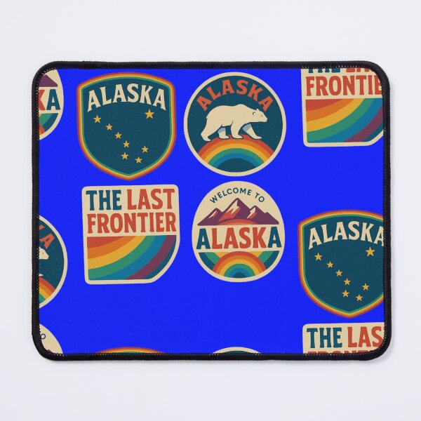 Item preview, Pride badges Alaska designed and sold by JETSETPRIDE.