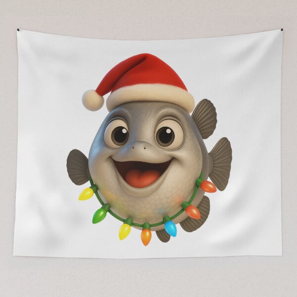 Item preview, Christmas Silver Dollar Fish designed and sold by Sillytoe.