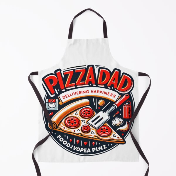 Item preview, Pizza Dad Delivering Happiness Food Vopea Plhz Badge designed and sold by DrawDrip.