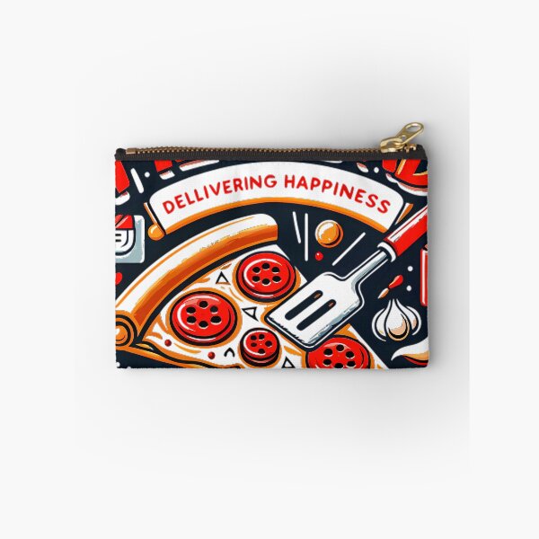 Item preview, Pizza Dad Delivering Happiness Food Vopea Plhz Badge designed and sold by DrawDrip.