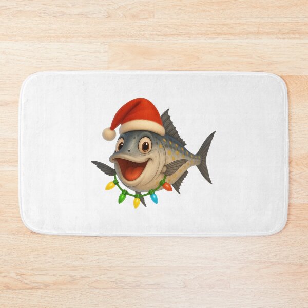 Item preview, Christmas Spanish Mackerel designed and sold by Sillytoe.