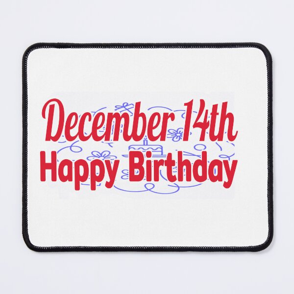 Item preview, December 14th, Gift birthday designed and sold by Sujinthaiart.
