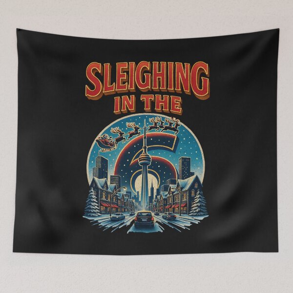Item preview, Sleighing in The Six designed and sold by SavvyEarth.