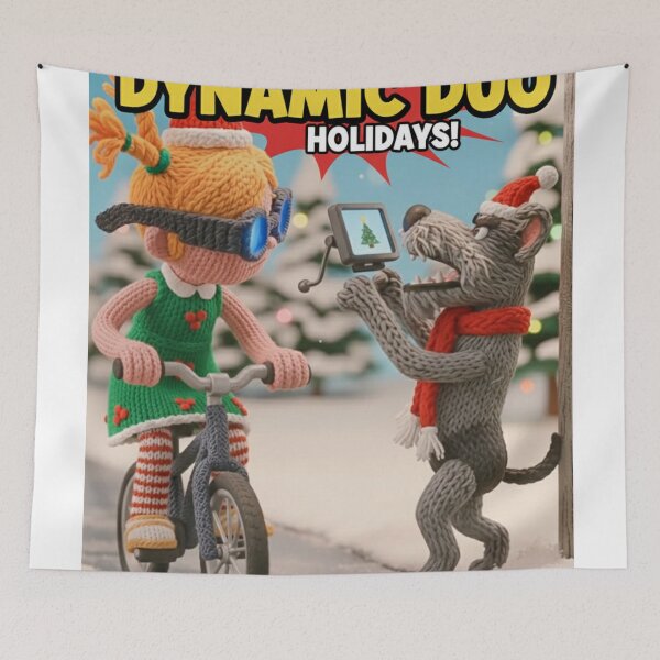 Item preview, Dynamic Christmas Duo designed and sold by Nu Sigma 1985.