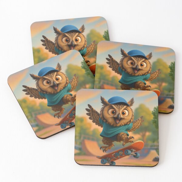 Item preview, Skater Eurasian Eagle Owl designed and sold by Sillytoe.