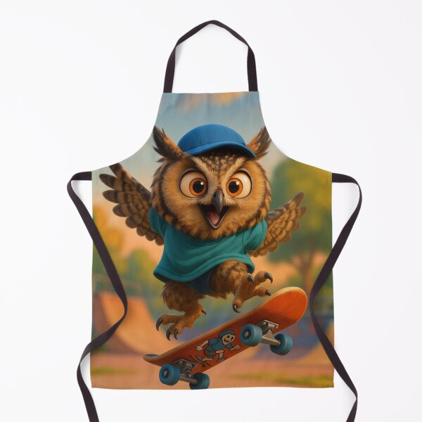 Item preview, Skater Eurasian Eagle Owl designed and sold by Sillytoe.