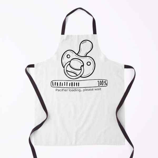 Item preview, Pacifier Loading… Please Wait – Funny Baby Quote designed and sold by TextMood.