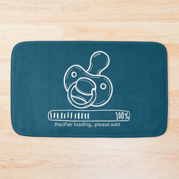 Item preview, Pacifier Loading… Please Wait – Funny Baby Quote designed and sold by TextMood.