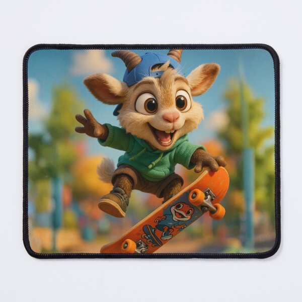 Item preview, Skater Fainting Goat designed and sold by Sillytoe.