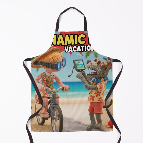 Artikelvorschau, Dynamisches Duo am Strand entworfen und verkauft von Nu Sigma 1985.