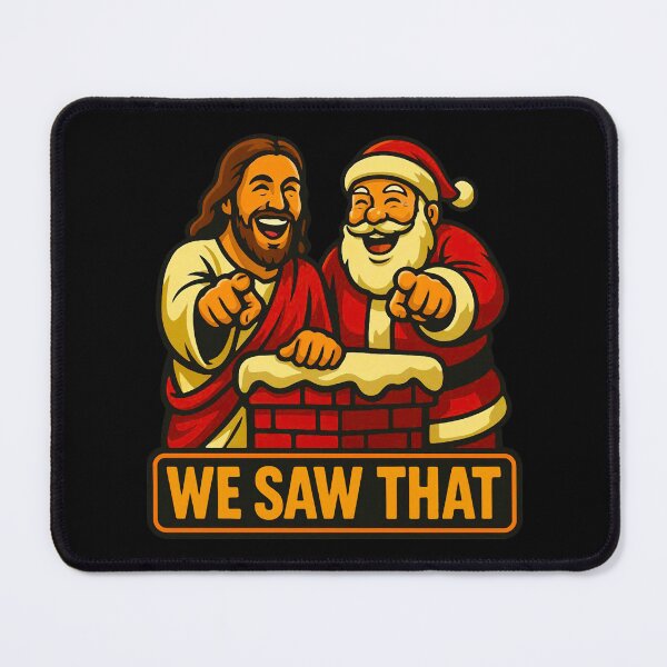 Item preview, We Saw That Jesus Santa Claus Christmas Chimney designed and sold by plushism.
