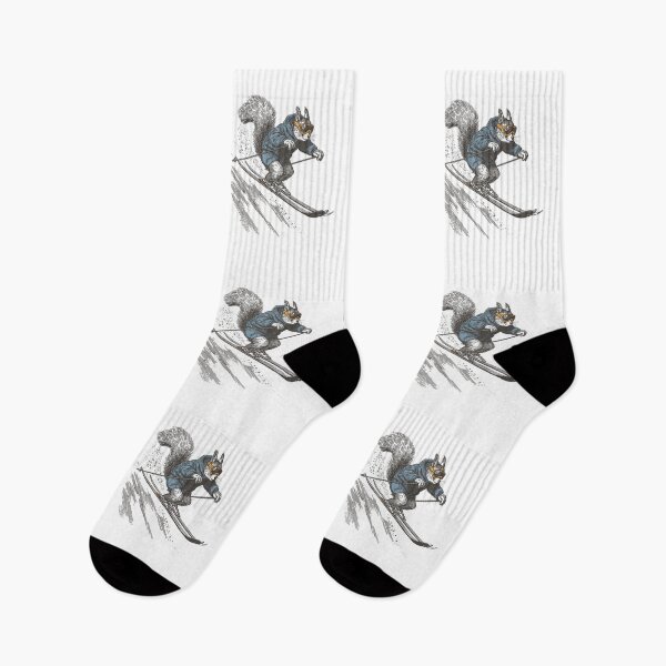 Item preview, Skiing Squirrel designed and sold by JessArty ⭐⭐⭐⭐⭐.