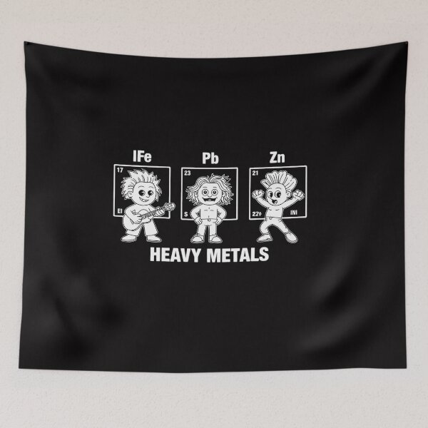 Item preview, Heavy Metals Science geek and heavy metal designed and sold by CareTopping.
