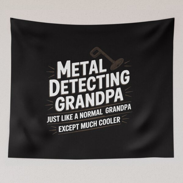 Item preview, Grandpa Metal Detecting Treasure Hunter Metal Detector designed and sold by CareTopping.