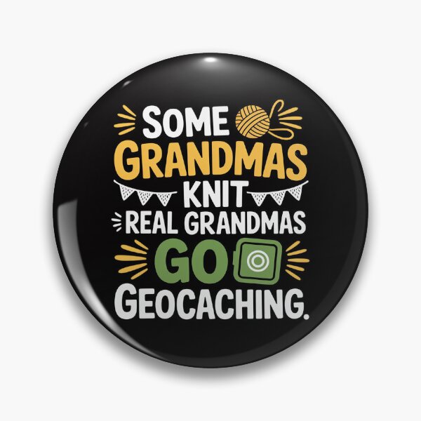 Item preview, Geocaching Real Grandmothers Geocacher Geocache designed and sold by CareTopping.