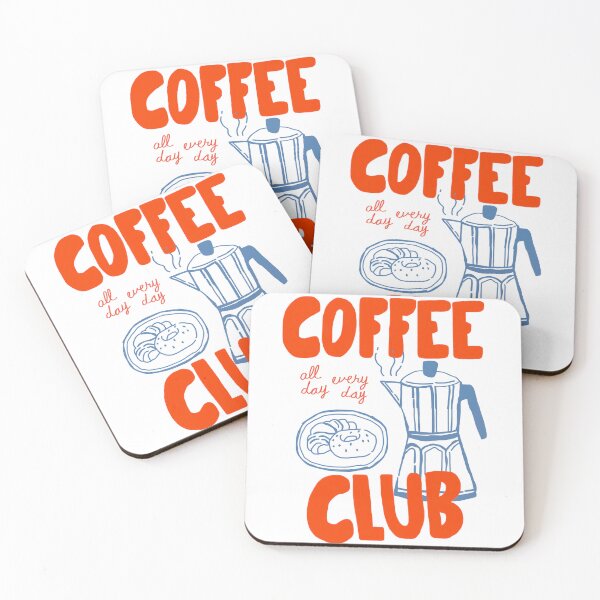 Item preview, Cafetera italiana Coffee Club designed and sold by SaltedBeachPaperie.