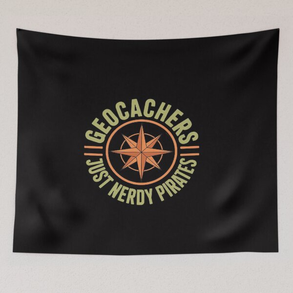 Item preview, Geocaching Geocachers Just Nerdy Pirates designed and sold by ConceptThena.