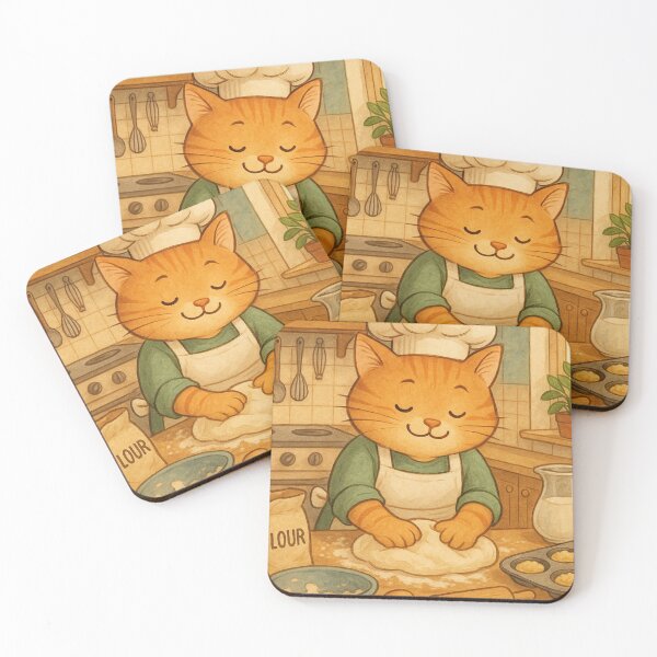 Item preview, Vintage Cat Baking Retro Art designed and sold by ahmed2751989.