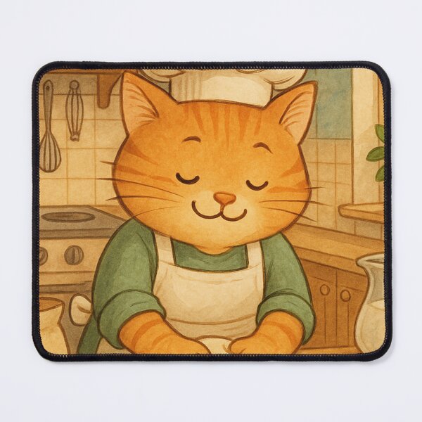 Item preview, Vintage Cat Baking Retro Art designed and sold by ahmed2751989.