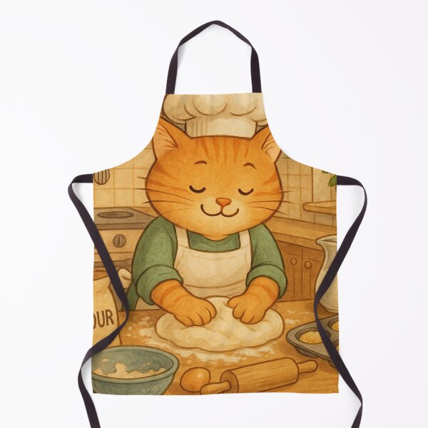 Item preview, Vintage Cat Baking Retro Art designed and sold by ahmed2751989.