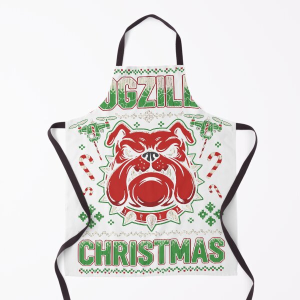 Item preview, Dogzilla Holiday Chaos  – Ugly Christmas Sweater Bulldog designed and sold by martinezkreativ.
