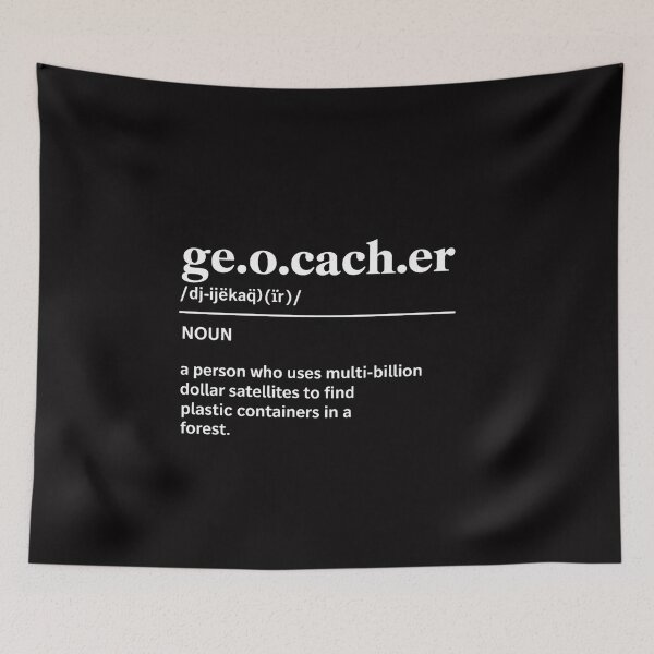 Item preview, Geocaching Definition Geocacher designed and sold by ConceptThena.