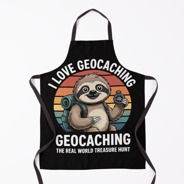 Item preview, Geocacher Sloth Geocaching designed and sold by ConceptThena.