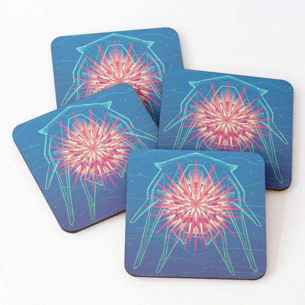 Item preview, red sea urchin designed and sold by dinoserious.