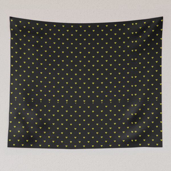 Item preview, Tiny Yellow Hearts on Black designed and sold by SassyArtistry.